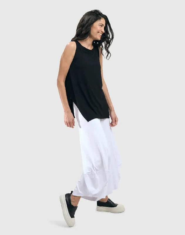 Essential Punto Pants, White