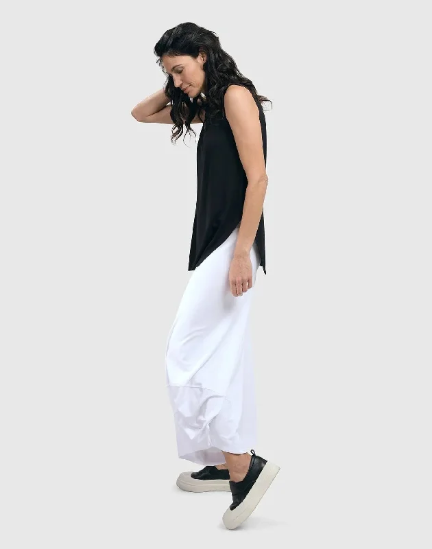 Essential Punto Pants, White