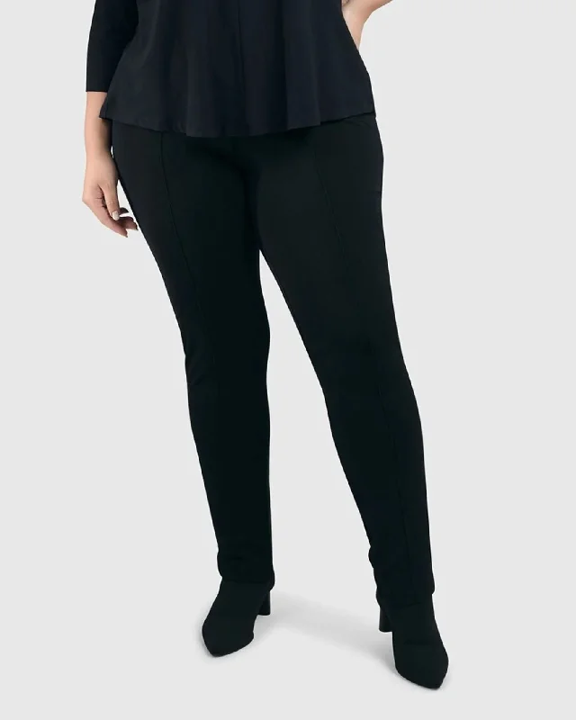 Essential Slim Pants, Black