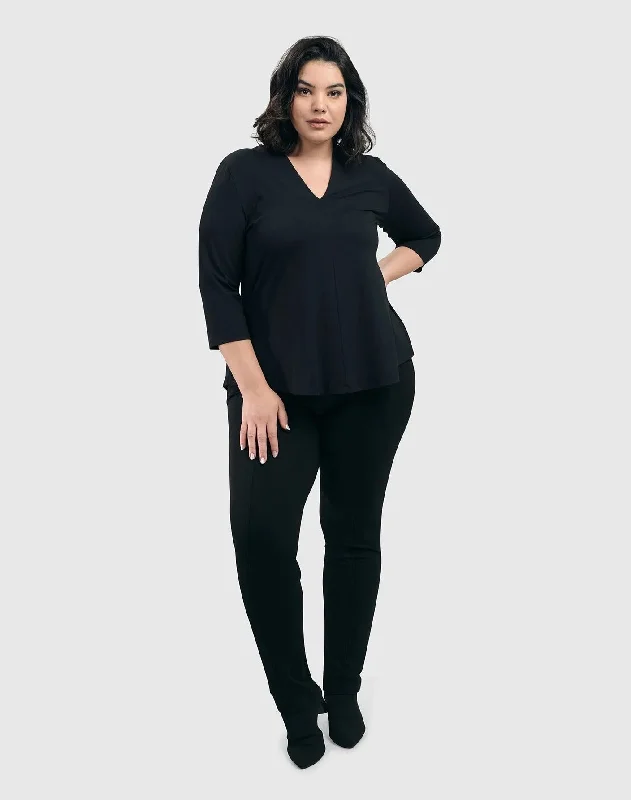 Essential Slim Pants, Black