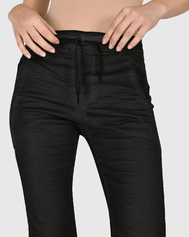 Iconic Stretch Jeans, Black Snake