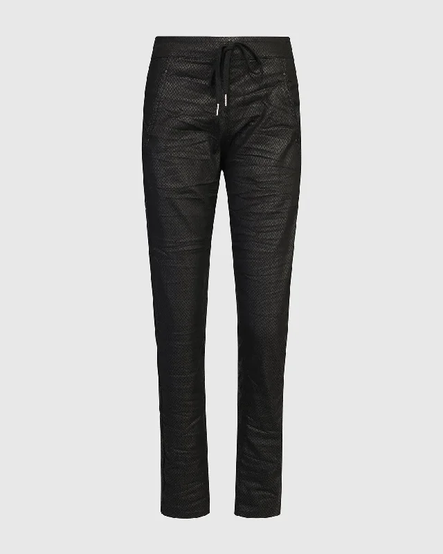 Iconic Stretch Jeans, Black Snake