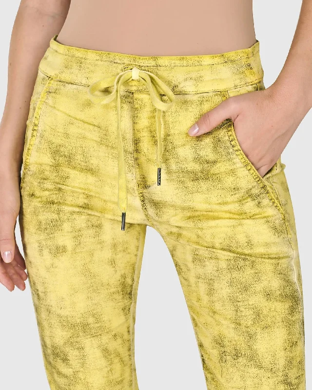 Iconic Stretch Jeans, Citron