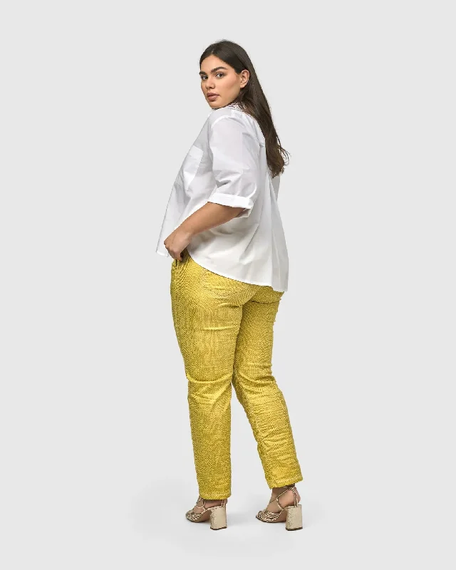 Iconic Stretch Jeans, Honey Snake