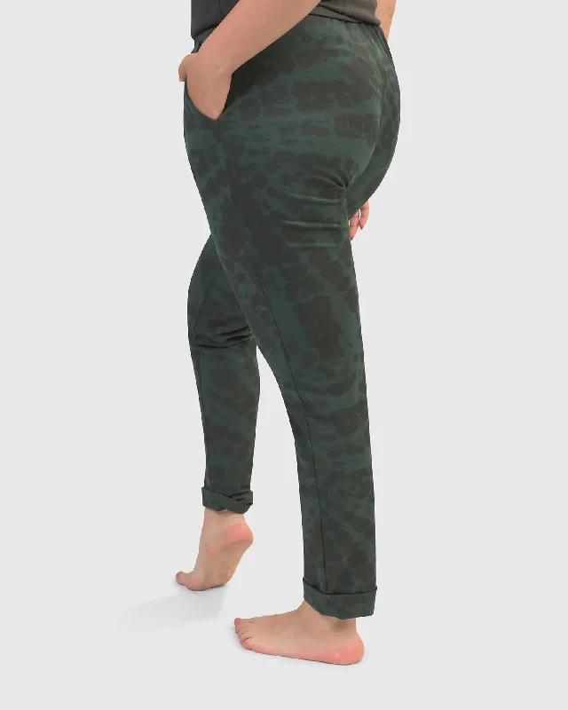 Exhale Jogger Pants, Forest Tie-Dye