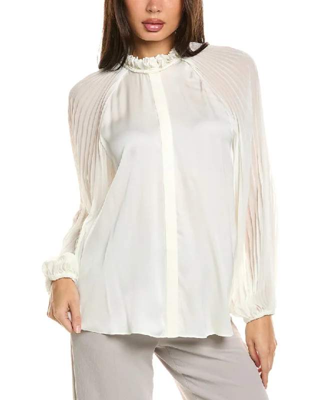 Kobi Halperin Kosme Silk-Blend Blouse