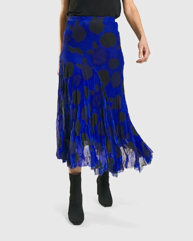 Kusama Swing Skirt, Royal