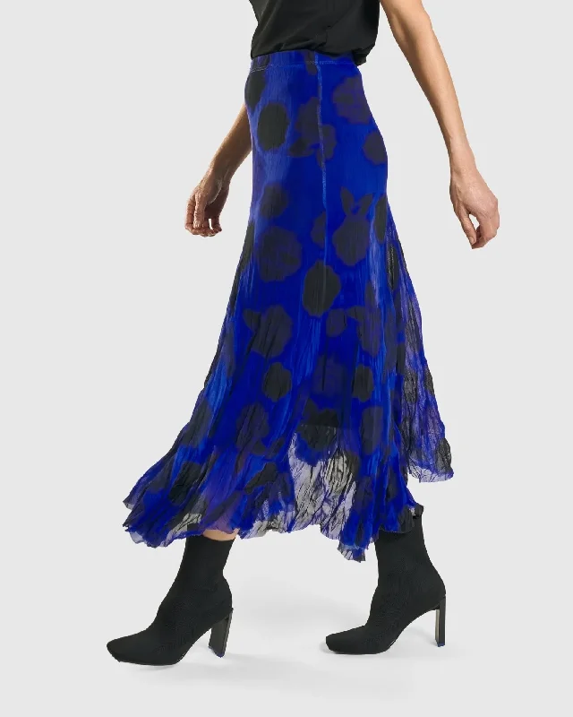 Kusama Swing Skirt, Royal