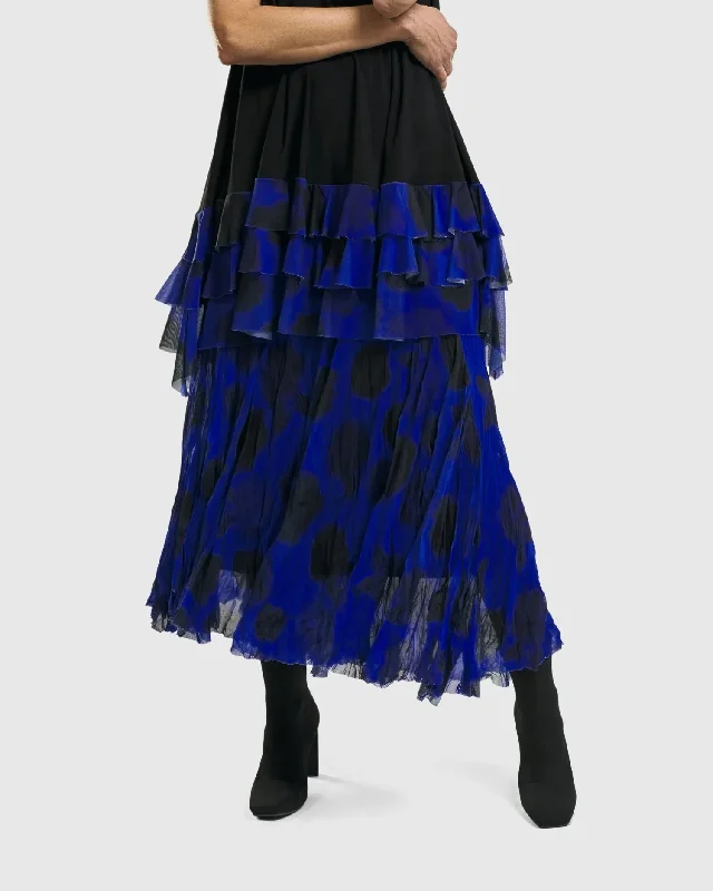 Kusama Swing Skirt, Royal