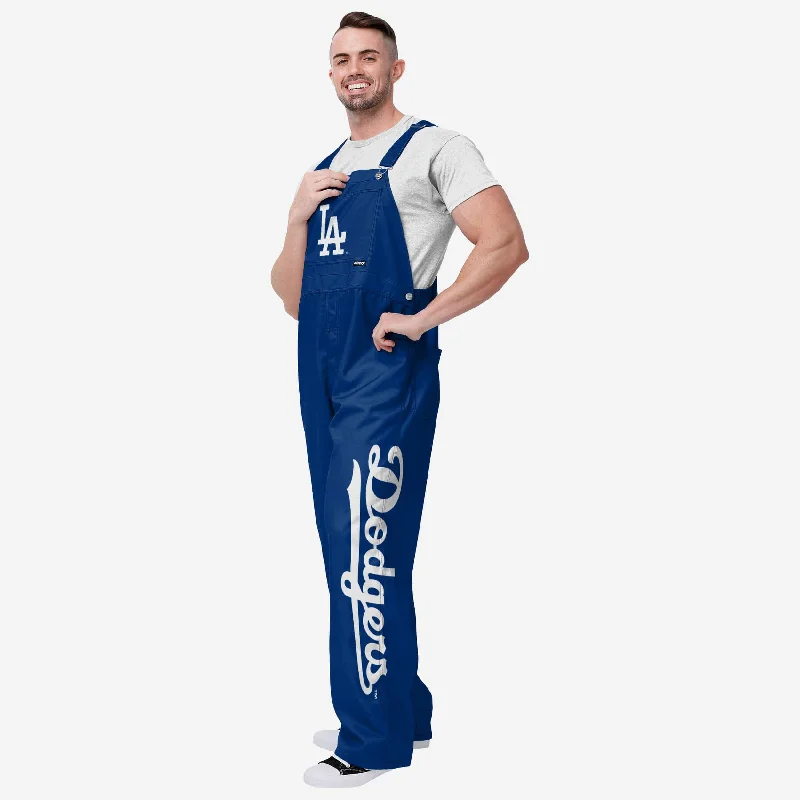 Los Angeles Dodgers Mens Big Logo Bib Overalls