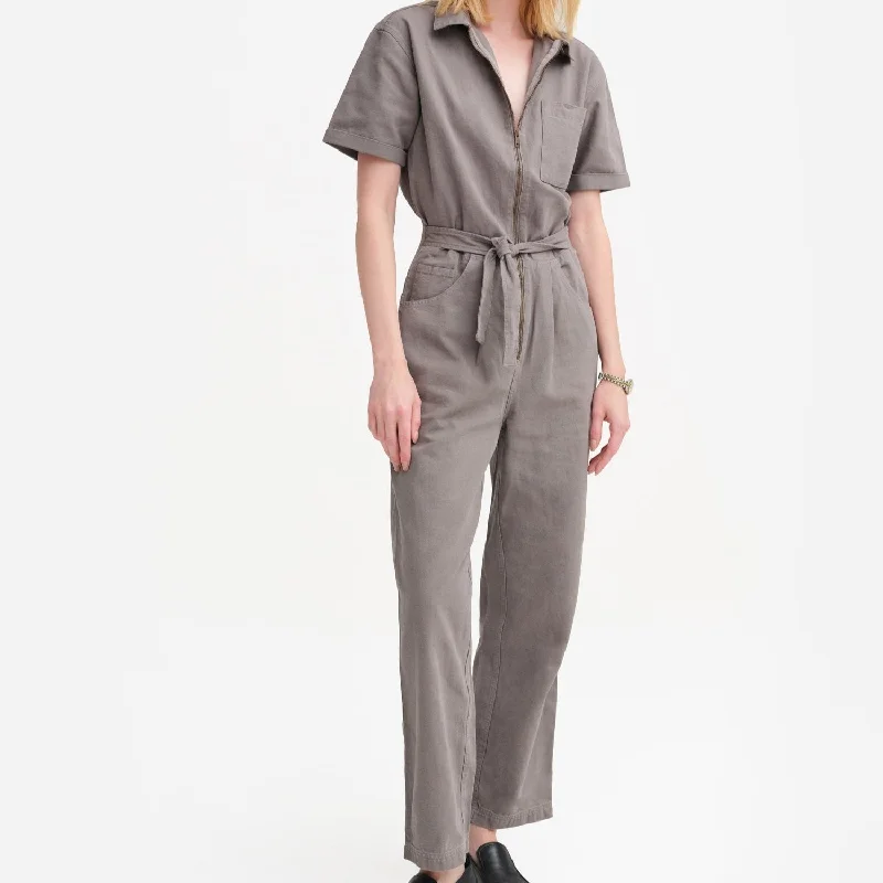 Organic Cotton Canvas Jumpsuit