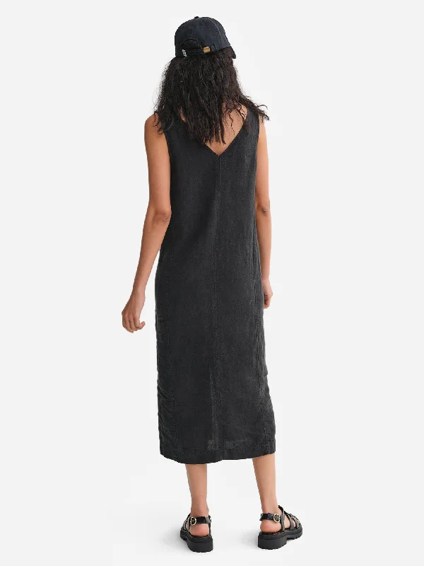 Organic Linen Tank Center Seam Dress