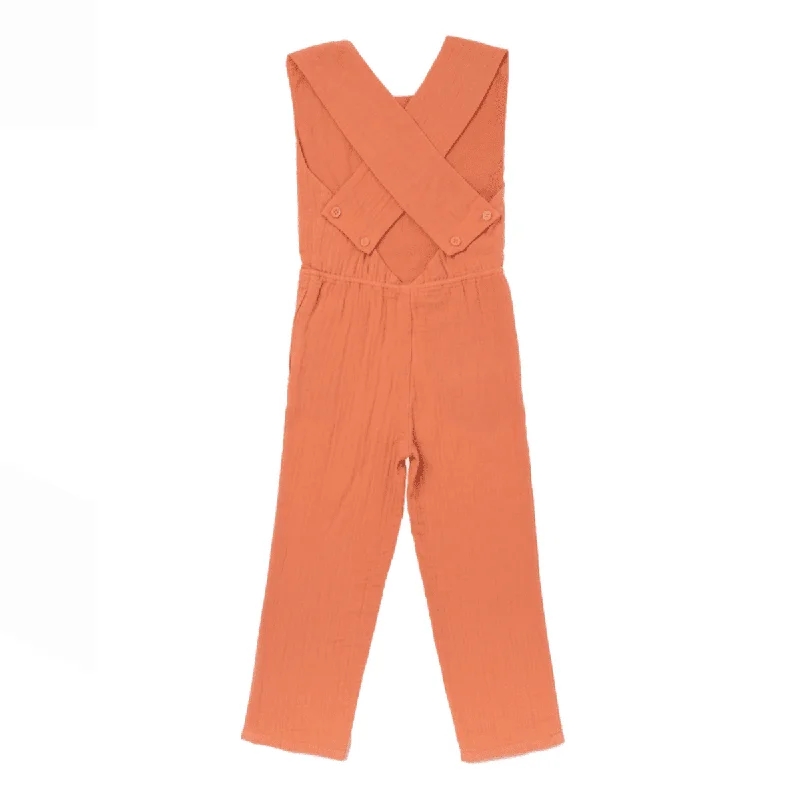 Pinafore Gauze Overalls