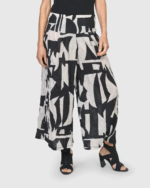 Polygon Lounge Pants, Mono