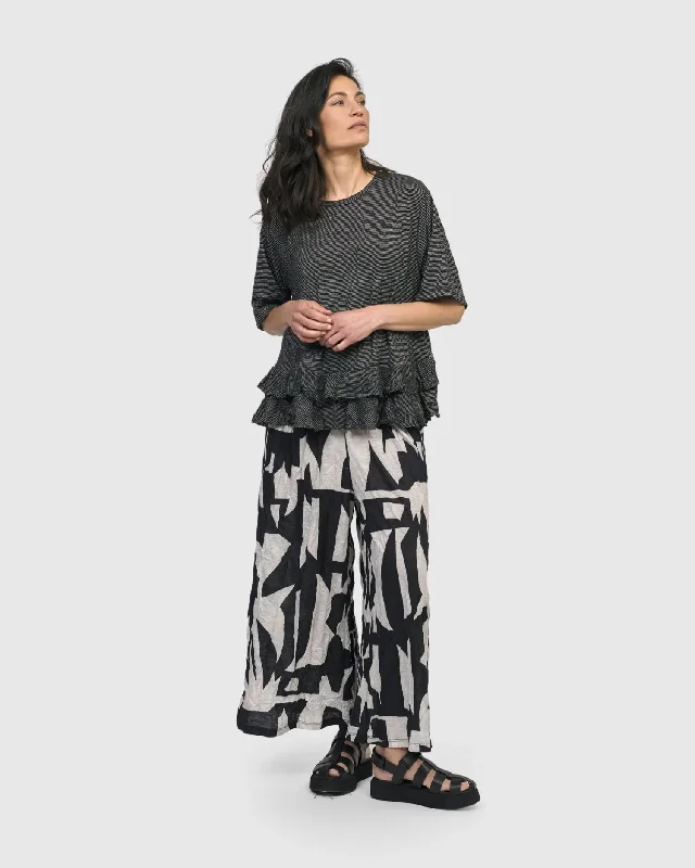 Polygon Lounge Pants, Mono