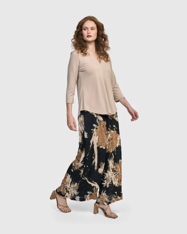 Ristretto Wide Leg Pants, Shimmer