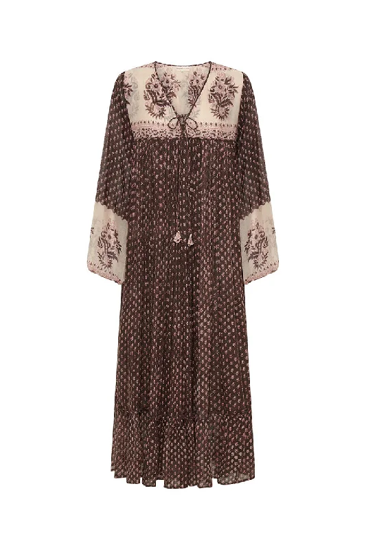 Rooh Maxi Dress ~ Cacao