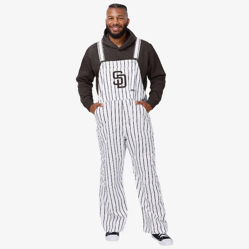 San Diego Padres Mens Pinstripe Bib Overalls