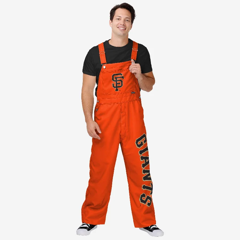 San Francisco Giants Mens Big Logo Bib Overalls