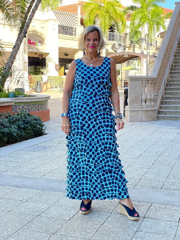 SEASIDE BLUE CHA CHA MAXI