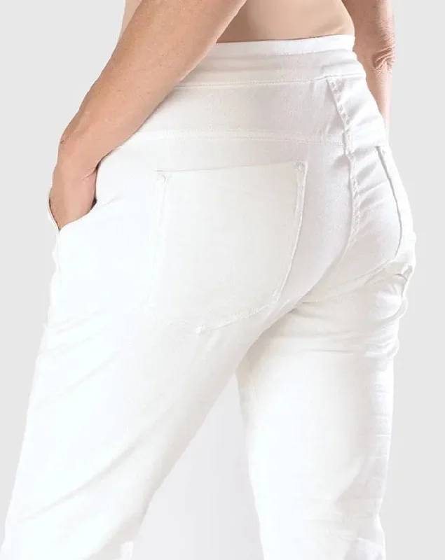 Snake Iconic Stretch Jeans, White