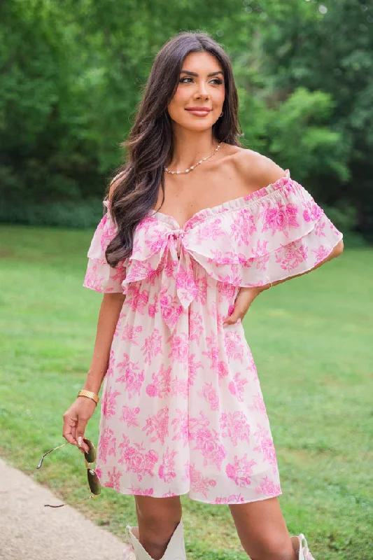 Sleeveless Women Dress in Bright Colors for Summer Parties Just A Memory In Floral Fantasy Mini Dress