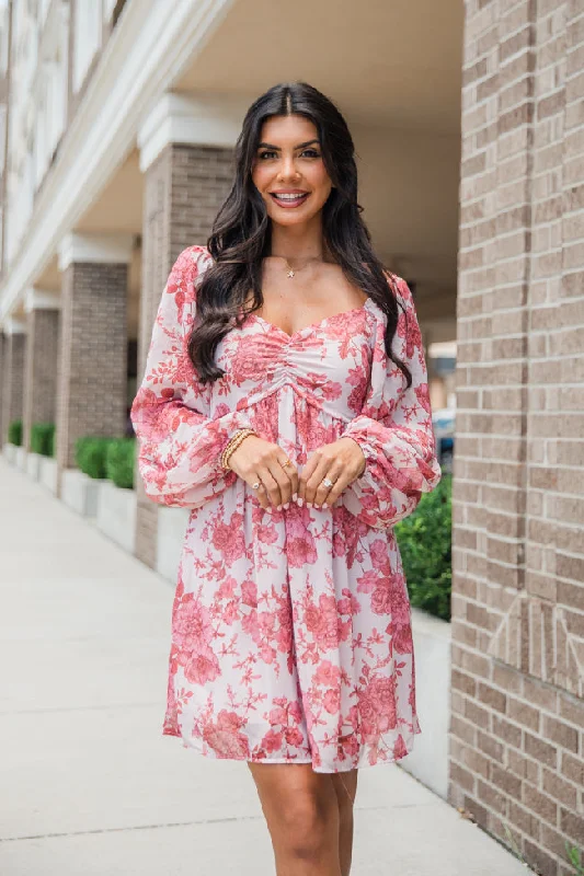 Backless Women Dress for a Sexy and Alluring Look at Evening Events Made Up My Mind Multi Sweetheart Neckline Floral Print Woven Dress