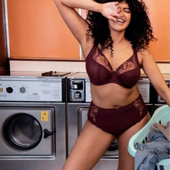 Women's Hanes bras for budget - friendly optionsWomen's Hanes bras for budget - friendly optionsElomi Charley UW Plunge Bra in Aubergine EL4380