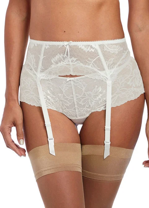 Women's sports bras with a racerback designWomen's sports bras with a racerback designFantasie Bronte Suspender Belt, Ivory