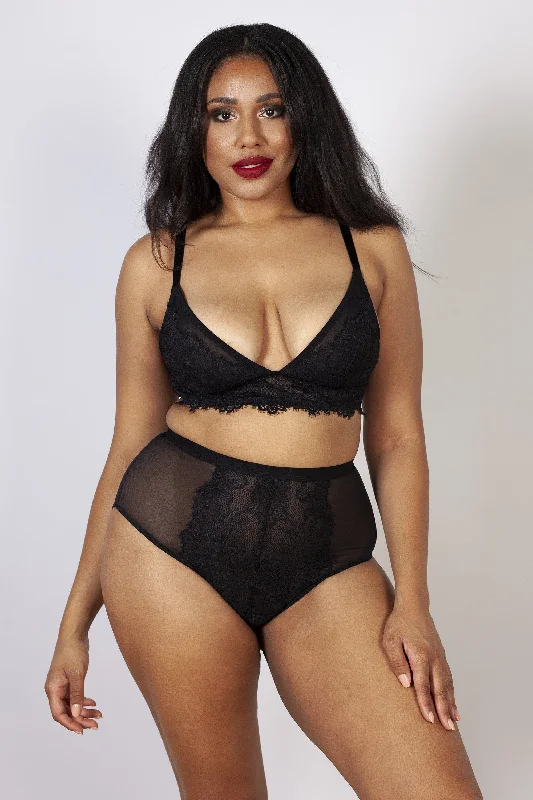 Women's animal - print brasWomen's animal - print brasBella Black Lace High Waist Brief Women's animal - print brasWomen's animal - print brasBella Black Lace High Waist Brief