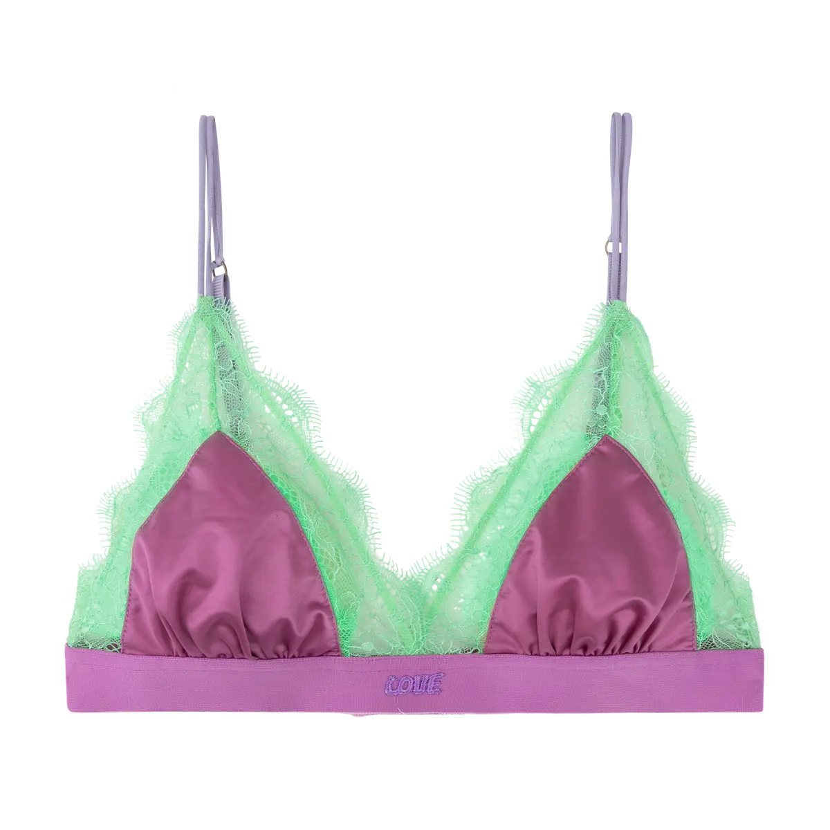 Women's bras crafted from stretchy spandexWomen's bras crafted from stretchy spandexLove Stories - Love Lace Bralette | Purple Women's bras crafted from stretchy spandexWomen's bras crafted from stretchy spandexLove Stories - Love Lace Bralette | Purple