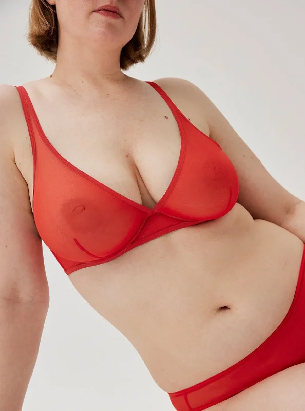 Women's striped brasWomen's striped brasOpaak: Gabriela Underwired Triangle Bra - Red Women's striped brasWomen's striped brasOpaak: Gabriela Underwired Triangle Bra - Red