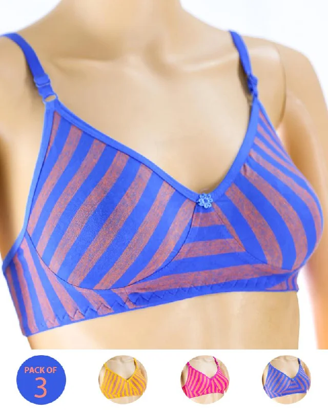 Women's convertible bras with multiple strap optionsWomen's convertible bras with multiple strap optionsPack of 3 - Madam Bra - M-3 - Non Padded, Non Wired Bra, Soft Jersey Cotton Bra Women's convertible bras with multiple strap optionsWomen's convertible bras with multiple strap optionsPack of 3 - Madam Bra - M-3 - Non Padded, Non Wired Bra, Soft Jersey Cotton Bra