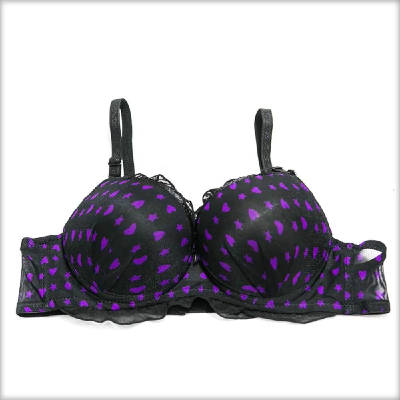 Women's bras with a lace overlayWomen's bras with a lace overlayPurple Heart Double Padded Black Bra Women's bras with a lace overlayWomen's bras with a lace overlayPurple Heart Double Padded Black Bra