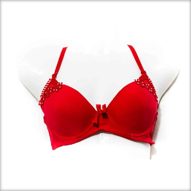 Women's bras featuring a microfiber materialWomen's bras featuring a microfiber materialRed Double Padded Underwired Bra Women's bras featuring a microfiber materialWomen's bras featuring a microfiber materialRed Double Padded Underwired Bra