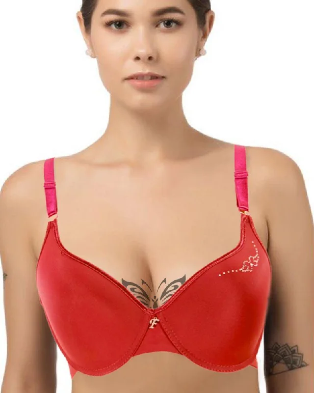 Women's bras using a bamboo fiber liningWomen's bras using a bamboo fiber liningRed Fancy Soft Padded Flourish Bra - Single Padded Underwired Bra - FL913 Women's bras using a bamboo fiber liningWomen's bras using a bamboo fiber liningRed Fancy Soft Padded Flourish Bra - Single Padded Underwired Bra - FL913