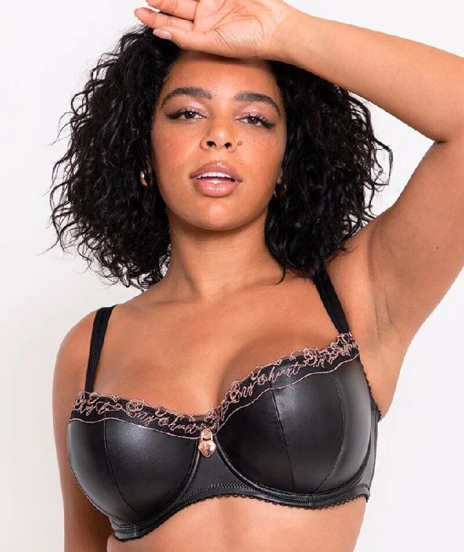 Front - closure bras for easy on and off​ SCANTILLY KEY TO MY HEART PADDED HALF CUP BRA