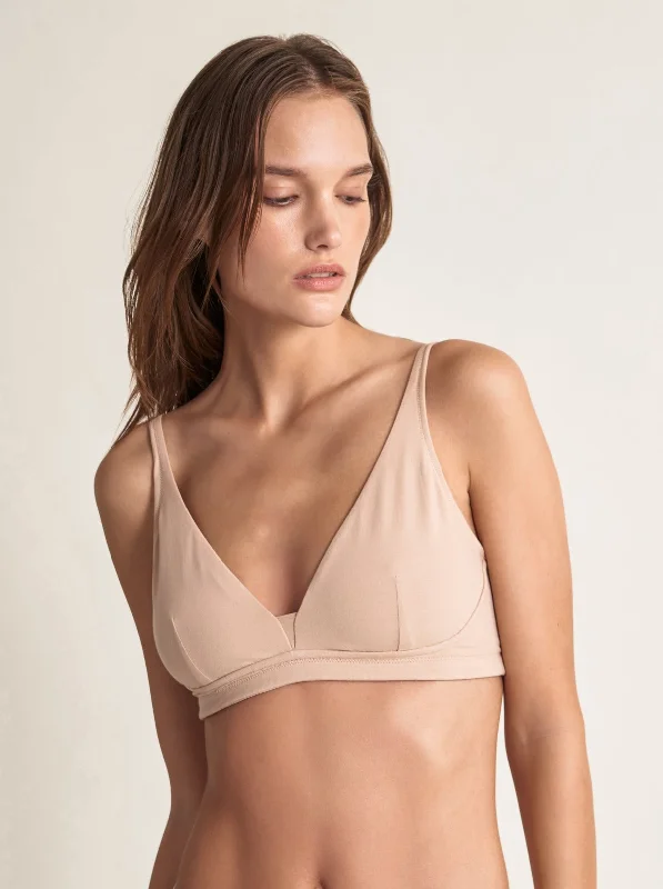 Women's balconette bras with lace trimWomen's balconette bras with lace trimSkin: Gracelynne Cotton Bralette - Macadamia Women's balconette bras with lace trimWomen's balconette bras with lace trimSkin: Gracelynne Cotton Bralette - Macadamia
