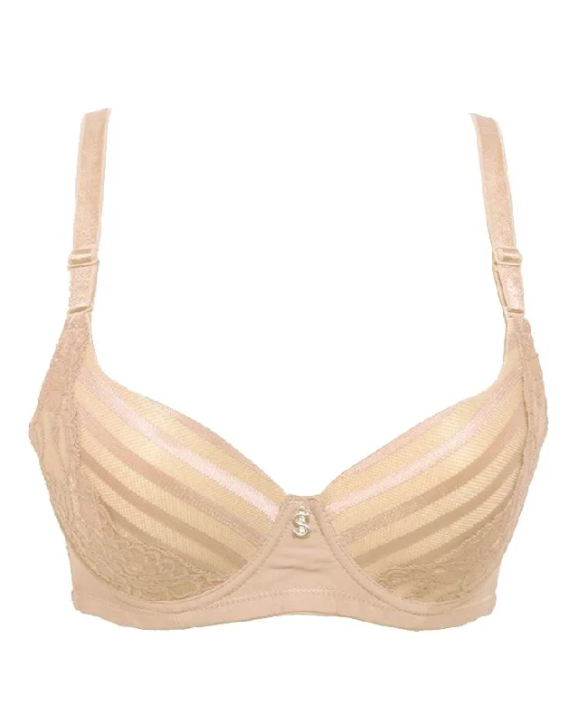 Women's underwire bras for extra supportWomen's underwire bras for extra supportStylish Bridal Collection Bra SH969 Skin - Single Padded,Under Wired Bra - By Sister Hood Women's underwire bras for extra supportWomen's underwire bras for extra supportStylish Bridal Collection Bra SH969 Skin - Single Padded,Under Wired Bra - By Sister Hood
