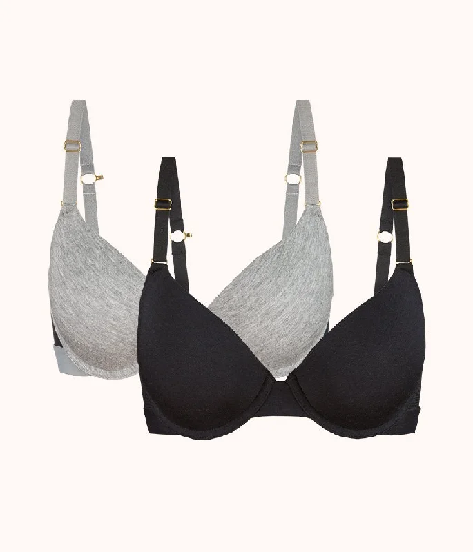 Women's multicolored bras for a fun styleWomen's multicolored bras for a fun styleThe All-Day T-Shirt Bra Bundle: Jet Black/Heather Gray Women's multicolored bras for a fun styleWomen's multicolored bras for a fun styleThe All-Day T-Shirt Bra Bundle: Jet Black/Heather Gray