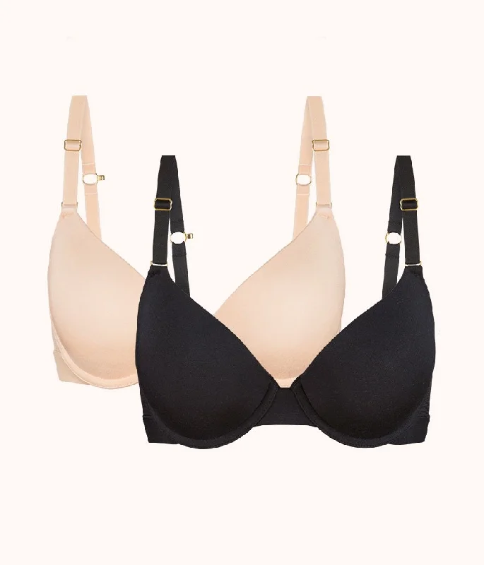 Women's bras with a slimming effectWomen's bras with a slimming effectThe All-Day T-Shirt Bra Bundle: Toasted Almond/Jet Black Women's bras with a slimming effectWomen's bras with a slimming effectThe All-Day T-Shirt Bra Bundle: Toasted Almond/Jet Black