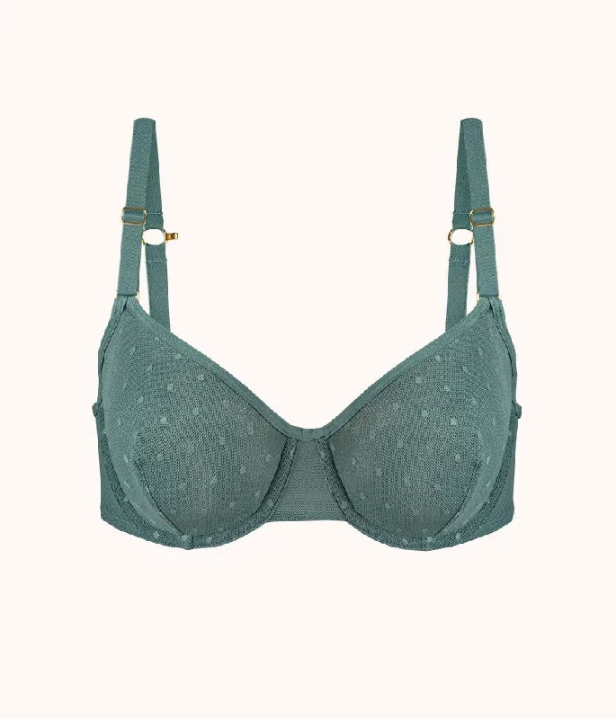 Women's bras with adjustable back closuresWomen's bras with adjustable back closuresThe Dot Mesh Unlined Bra: Harbor Green Women's bras with adjustable back closuresWomen's bras with adjustable back closuresThe Dot Mesh Unlined Bra: Harbor Green