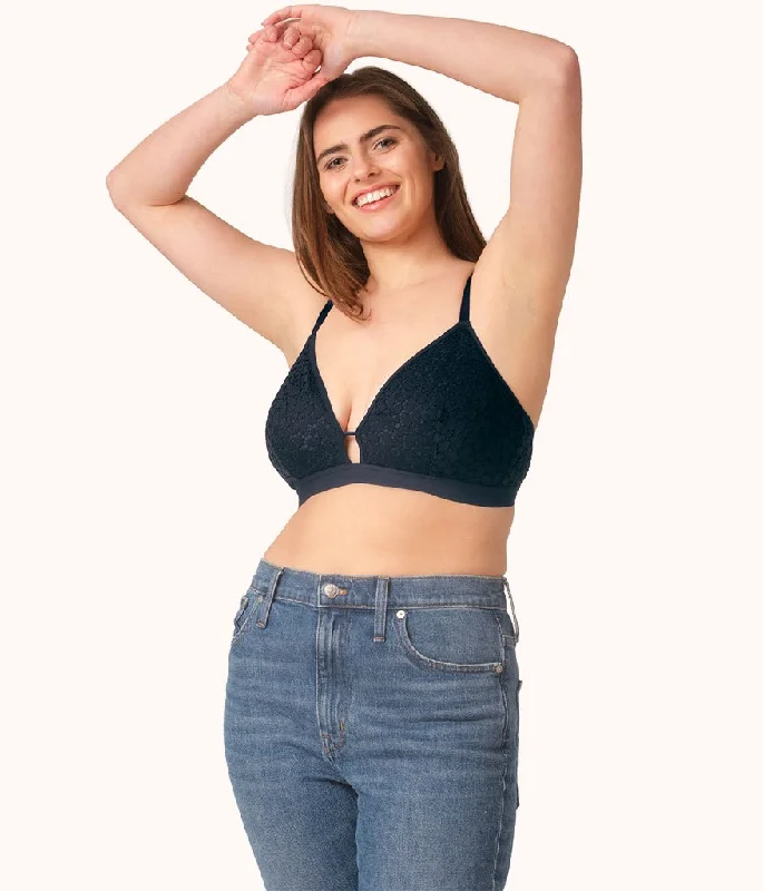 Women's full - cup bras for maximum coverageWomen's full - cup bras for maximum coverageThe Floral Lace Busty Bralette: Night Sky Women's full - cup bras for maximum coverageWomen's full - cup bras for maximum coverageThe Floral Lace Busty Bralette: Night Sky