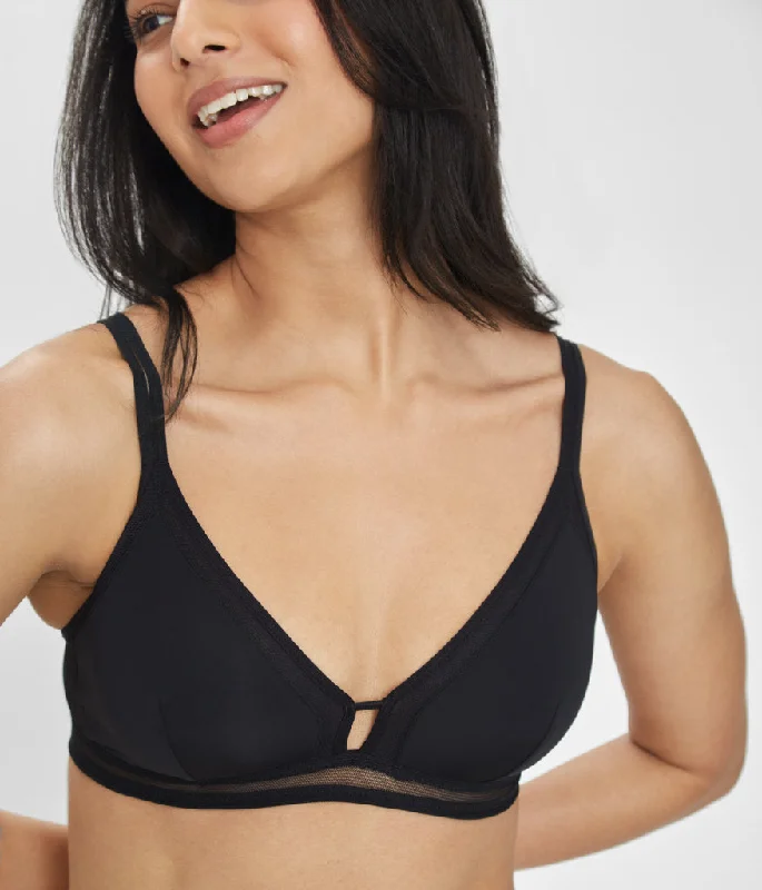 Women's bras with adjustable back closuresWomen's bras with adjustable back closuresThe Mesh Trim Bralette: Jet Black Women's bras with adjustable back closuresWomen's bras with adjustable back closuresThe Mesh Trim Bralette: Jet Black