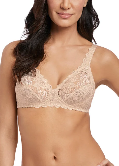 Women's bras with a neoprene componentWomen's bras with a neoprene componentWacoal Eglantine Non Wired Bra, Creme Brulee
