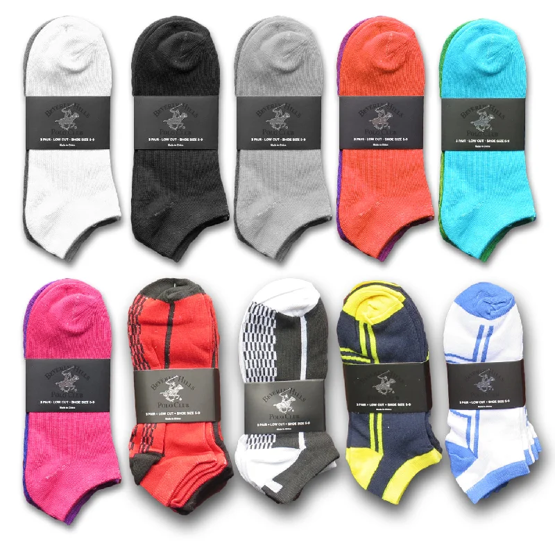 Women's cashmere - blend socks for extra softness12 Pairs Beverly Hills Polo Club Women's Low Cut Ankle Socks Women's cashmere - blend socks for extra softness12 Pairs Beverly Hills Polo Club Women's Low Cut Ankle Socks