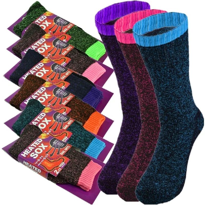 Women's non - slip socks for safety3 Pairs Women's Winter Warm Heated Heavy Duty Sox Thermal Boots Crew Socks 9-11 Women's non - slip socks for safety3 Pairs Women's Winter Warm Heated Heavy Duty Sox Thermal Boots Crew Socks 9-11