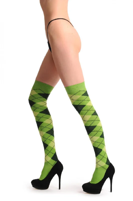 Women's compression socks for improved circulationArgyle Green Light Green Dark Green Women's compression socks for improved circulationArgyle Green Light Green Dark Green