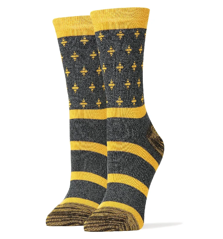 Women's crew socks with a polka - dot printBourbon St