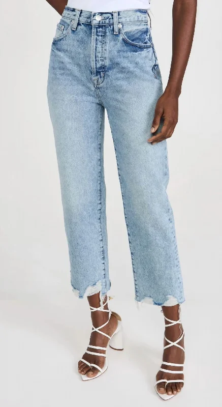 Women's discounted work pants Cargo women jeans with multiple pockets for added functionality Cassie Crop Jeans In Palace